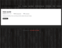 Tablet Screenshot of joecampesi.com